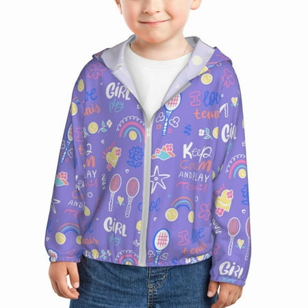 Sun Hoodie for Kids Tennis 1 Long Sleeve Swim Fishing Shirts Sun Protection Zip Up Jacket Clothing Athletic Hoodie
Sun Hoodie for Kids Tennis 1 Long Sleeve Swim Fishing Shirts Sun Protection Zip Up Jacket Clothing Athletic Hoodie