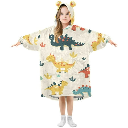 joogoo Wearable Blanket Hoodie for Kids Cute Colorful Dinosaur Animal Flannel Oversized Sweatshirt 3-14 Years M
joogoo Wearable Blanket Hoodie for Kids Cute Colorful Dinosaur Animal Flannel Oversized Sweatshirt 3-14 Years M