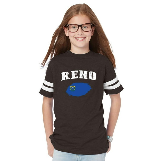 Reno Nevada Youth Unisex Football Fine Jersey Tee