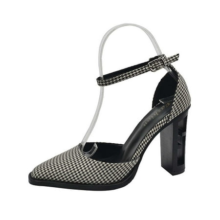 Women s High Heeled Casual Sandal Adjustable Buckle Anke Strap Chunky Heels for Women Platform Dressy Sandals
Women s High Heeled Casual Sandal Adjustable Buckle Anke Strap Chunky Heels for Women Platform Dressy Sandals