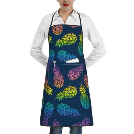 Rocae Abstract Bright Pineapple Fruit Retro for Kitchen Aprons for Women Adjustable Cooking Kitchen Chef Apron for Men with Pockets
Rocae Abstract Bright Pineapple Fruit Retro for Kitchen Aprons for Women Adjustable Cooking Kitchen Chef Apron for Men with Pockets