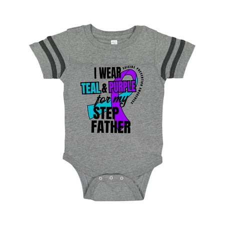 Inktastic Suicide Prevention I Wear Teal and Purple for My Step Father Gift Baby Boy or Baby Girl Bodysuit
Inktastic Suicide Prevention I Wear Teal and Purple for My Step Father Gift Baby Boy or Baby Girl Bodysuit