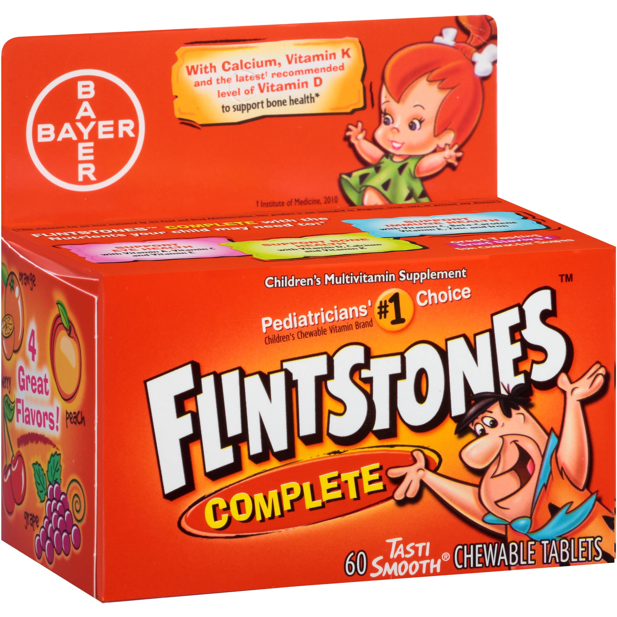Flintstones Toddler Gummies Children's Multivitamin Supplement, 80