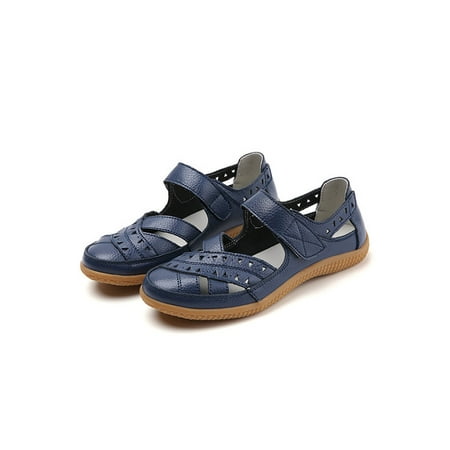 Woobling Womens Mary Jane Sandals Beach Flat Sandal Ankle Strap Flats Walking Comfort Shoes Casual Summer Lightweight Blue 7.5
Woobling Womens Mary Jane Sandals Beach Flat Sandal Ankle Strap Flats Walking Comfort Shoes Casual Summer Lightweight Blue 7.5