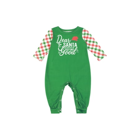 Christmas Pajamas Set Letter Print Long Sleeve O-neck T-shirt+Lattice Print Pants/Romper
Christmas Pajamas Set Letter Print Long Sleeve O-neck T-shirt+Lattice Print Pants/Romper
