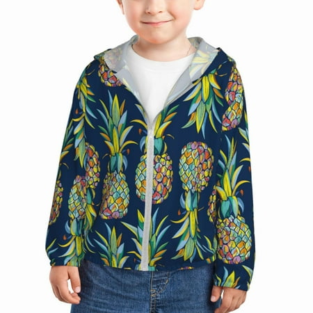 Gaeub Colorful Pineapples Print Athletic Sun Protection Hoodie for Kids Long Sleeve Outdoor UV Shirt Running Fishing Top for Boys Girls-2 Years
Gaeub Colorful Pineapples Print Athletic Sun Protection Hoodie for Kids Long Sleeve Outdoor UV Shirt Running Fishing Top for Boys Girls-2 Years
