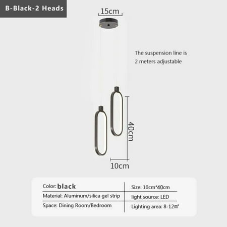 FHESLIN Modern Minimalist LED Pendant Light Chandelier Bedroom Restaurant Living Room Gold Black Hanging Lamp Decoration Lustre 
FHESLIN Modern Minimalist LED Pendant Light Chandelier Bedroom Restaurant Living Room Gold Black Hanging Lamp Decoration Lustre