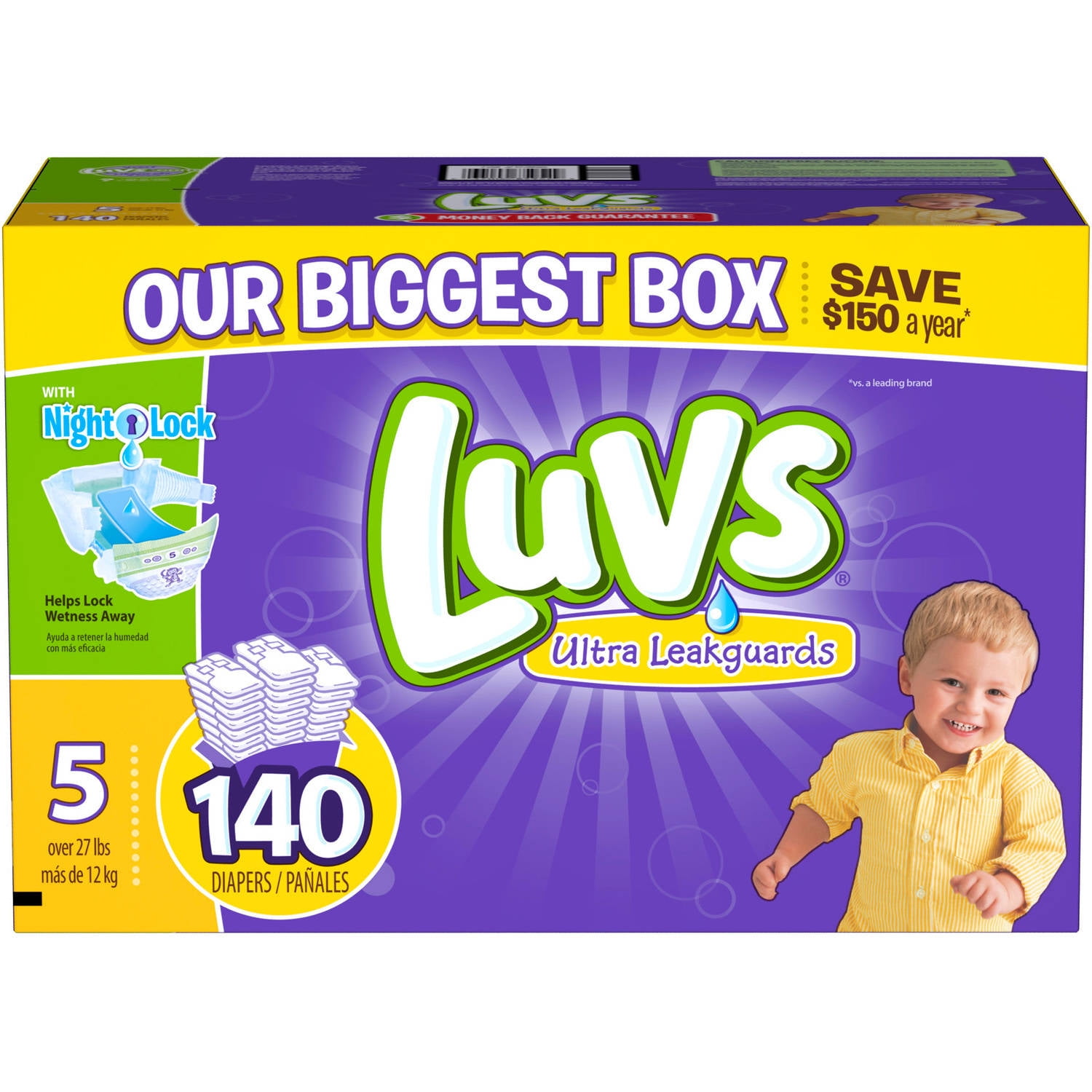 Luvs Ultra Leakguards Diapers (Choose Your Size) - Walmart.com