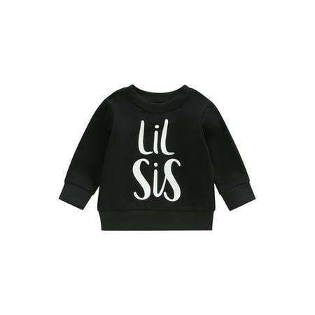 IZhansean Toddler Baby Girl Sister Matching Outfit Crewneck Sweatshirt Big/Lil Sis Print Pullover Shirt Fall Clothes Little Sister 6-12 Months
IZhansean Toddler Baby Girl Sister Matching Outfit Crewneck Sweatshirt Big/Lil Sis Print Pullover Shirt Fall Clothes Little Sister 6-12 Months