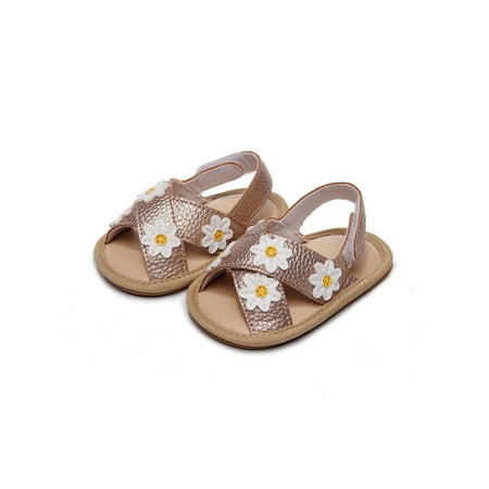 Hirigin Baby Girls Sandals Rubber Sole Non-Slip Summer Outdoor Toddler Girl Sandals White/ Golden/ Pink
Hirigin Baby Girls Sandals Rubber Sole Non-Slip Summer Outdoor Toddler Girl Sandals White/ Golden/ Pink