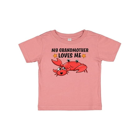 Inktastic My Grandmother Loves Me- cute crab family Gift Baby Boy or Baby Girl T-Shirt
Inktastic My Grandmother Loves Me- cute crab family Gift Baby Boy or Baby Girl T-Shirt