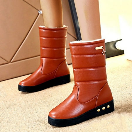 Cathalem Wide Calf Riding Boots for Women Middle Thermal Fashion Casual Shoes Plush Boots Slipon Boots for Women Wide Calf Heels Coffee 8.5
Cathalem Wide Calf Riding Boots for Women Middle Thermal Fashion Casual Shoes Plush Boots Slipon Boots for Women Wide Calf Heels Coffee 8.5