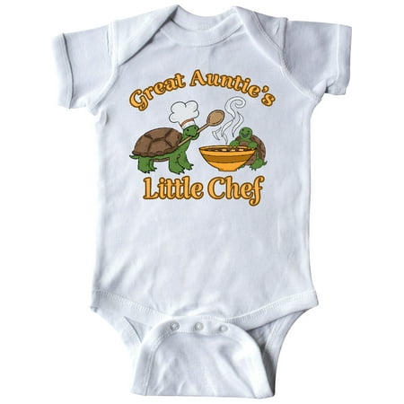 Inktastic Great Auntie s Little Chef with Cute Turtles Gift Baby Boy or Baby Girl Bodysuit
Inktastic Great Auntie s Little Chef with Cute Turtles Gift Baby Boy or Baby Girl Bodysuit
