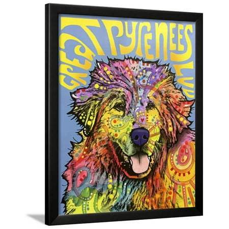 Great Pyrenees Framed Print Wall Art By Dean Russo