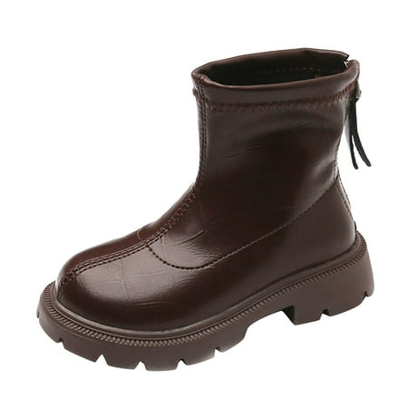 Autumn Winter Children Boots Girls Ankle Boots Thick Bottom Non-Slip Back Zipper Warm Comfortable Shoes
Autumn Winter Children Boots Girls Ankle Boots Thick Bottom Non-Slip Back Zipper Warm Comfortable Shoes