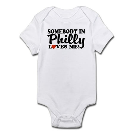 CafePress - Somebody In Philly Loves Me Infant Bodysuit - Baby Light Bodysuit