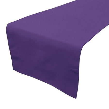 Poplin Table Runner Solid Purple