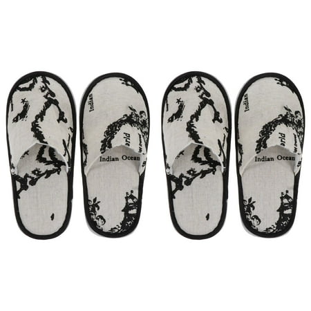 NUOLUX 2 Pairs Disposable Slippers Non-skid Cloth Slippers Summer Slippers for Hotel