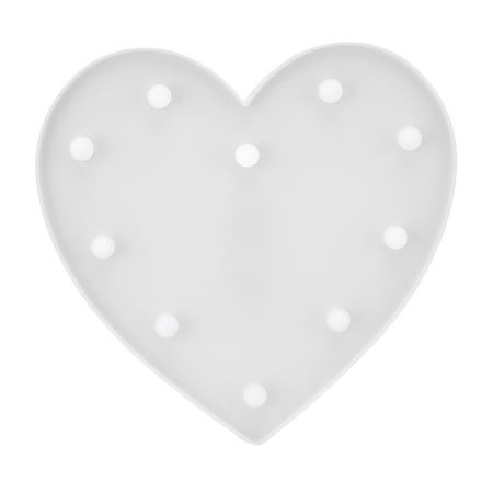 Heart Shaped Night Light 10 LEDs Cute Battery Powered Warm Light Kids LED Love Shaped Lamp with Hook Hole for Kid s Room White
Heart Shaped Night Light 10 LEDs Cute Battery Powered Warm Light Kids LED Love Shaped Lamp with Hook Hole for Kid s Room White