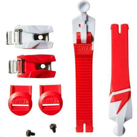 Shift WHIT3 Boot Strap/Strap Pass/Buckle Kit - Red