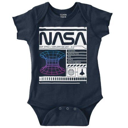 Retro NASA Deep Space Exploration Romper Boys or Girls Infant Baby Brisco Brands 24M
Retro NASA Deep Space Exploration Romper Boys or Girls Infant Baby Brisco Brands 24M