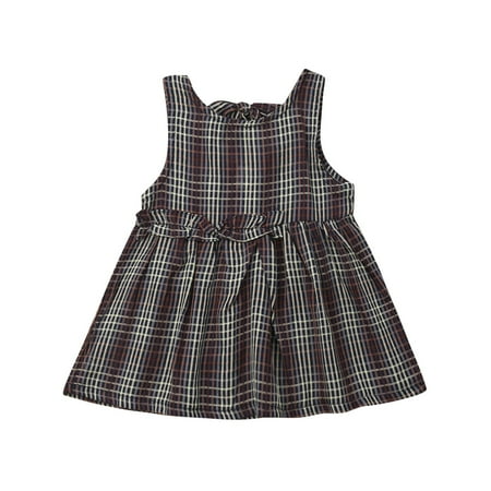 Baby Girl Summer Princess Dress Sleeveless Bow Ruffle Party Dresses Outfit