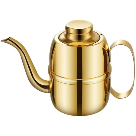 UMMH Small Oil Dispenser Olive Oil Dispenser Bottle Stainless Steel Oil Dispenser 14 OZ Oil Storage Container with Drip Free Spout for Kitchen Cooking and BBQ ( Gold ) Dispenser Bottle
UMMH Small Oil Dispenser Olive Oil Dispenser Bottle Stainless Steel Oil Dispenser 14 OZ Oil Storage Container with Drip Free Spout for Kitchen Cooking and BBQ ( Gold ) Dispenser Bottle