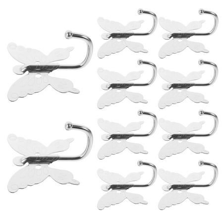 Stainless Steel Butterfly Hook 10pcs Coat Hanger Home Decor Reusable Hooks For Hanging
Stainless Steel Butterfly Hook 10pcs Coat Hanger Home Decor Reusable Hooks For Hanging