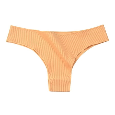 Underwear For Women Solid Color Sports Casual Comfortable Breathable Threaded T Shaped Low Waisted Panties 6 Pack
Underwear For Women Solid Color Sports Casual Comfortable Breathable Threaded T Shaped Low Waisted Panties 6 Pack