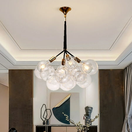 Fichiouy 4-Light Bubble Chandelier Glass Ball Ceiling Pendant Lamp Hand-blown Glass New
Fichiouy 4-Light Bubble Chandelier Glass Ball Ceiling Pendant Lamp Hand-blown Glass New