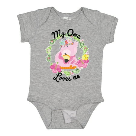 Inktastic Baby Flamingo My Oma Loves Me with Flower Wreath Gift Baby Boy or Baby Girl Bodysuit
Inktastic Baby Flamingo My Oma Loves Me with Flower Wreath Gift Baby Boy or Baby Girl Bodysuit