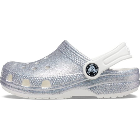Crocs Unisex-Child Classic Glitter Clogs (Little Kid/Big Kid)