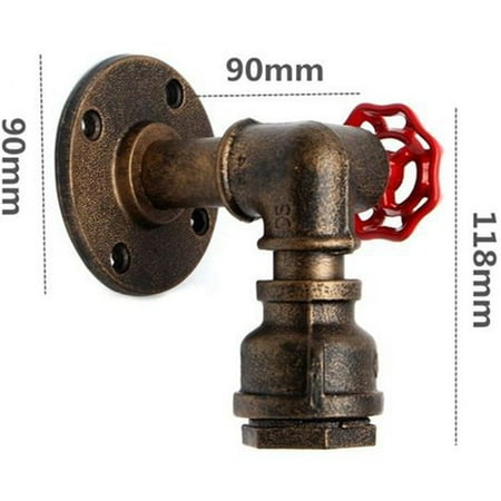 Kohagoki Industrial Water Pipe Wall Lights Vintage Steampumk Lamps Retro Water Pipe Wall Scones Rustic Lighting Fixtures for Home Decoration Pub Cafe Hotel
Kohagoki Industrial Water Pipe Wall Lights Vintage Steampumk Lamps Retro Water Pipe Wall Scones Rustic Lighting Fixtures for Home Decoration Pub Cafe Hotel
