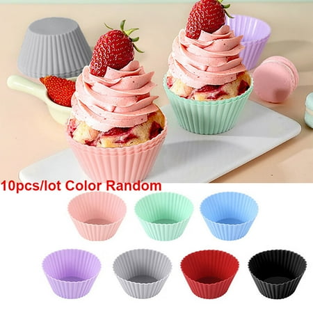 Ostrifin Random 10Pcs/Pack Reusable Silicone Mold Round Cupcake Baking Fondant Muffin Cake Molds
Ostrifin Random 10Pcs/Pack Reusable Silicone Mold Round Cupcake Baking Fondant Muffin Cake Molds