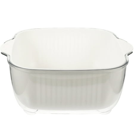 HOMEMAXS Washing Vegetable Basket Washing Fruits Basket Double Layer Storage Basket
HOMEMAXS Washing Vegetable Basket Washing Fruits Basket Double Layer Storage Basket