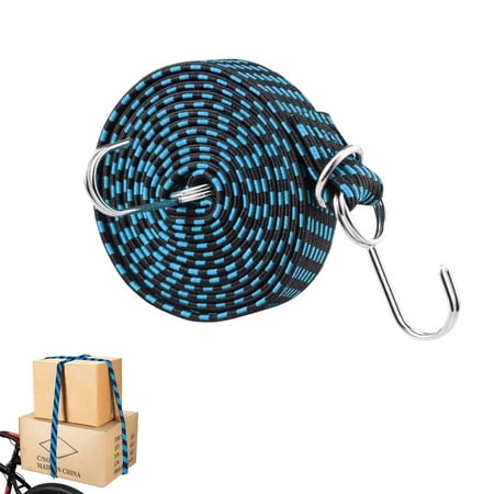 Elastic Luggage Rope - Elastic Strap Tie Down Flat Bungee - Long Bungee Cords Heavy Duty Outdoor Elastic Rope Cord With Hook High Elasticity Blue / Black
Elastic Luggage Rope - Elastic Strap Tie Down Flat Bungee - Long Bungee Cords Heavy Duty Outdoor Elastic Rope Cord With Hook High Elasticity Blue / Black