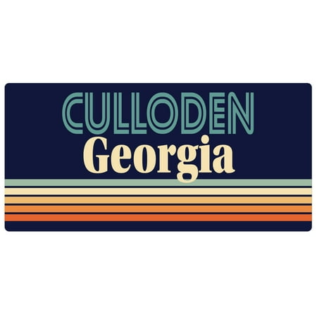 Culloden Georgia 5 x 2.5-Inch Fridge Magnet Retro Design