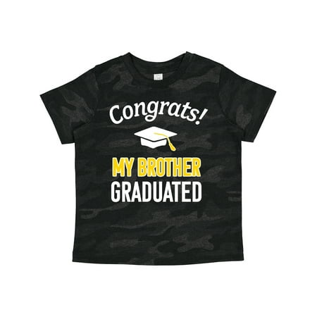 Inktastic Congrats! My Brother Graduated with Cap Gift Toddler Boy or Toddler Girl T-Shirt
Inktastic Congrats! My Brother Graduated with Cap Gift Toddler Boy or Toddler Girl T-Shirt