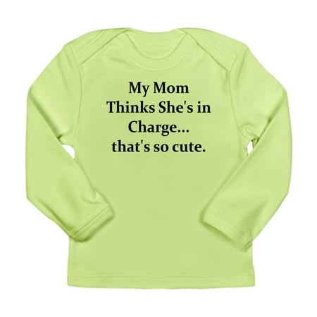 CafePress - MY MOM THINKS SHE s IN CHARGE Long Sleeve Infant T - Long Sleeve Infant T-Shirt
CafePress - MY MOM THINKS SHE s IN CHARGE Long Sleeve Infant T - Long Sleeve Infant T-Shirt