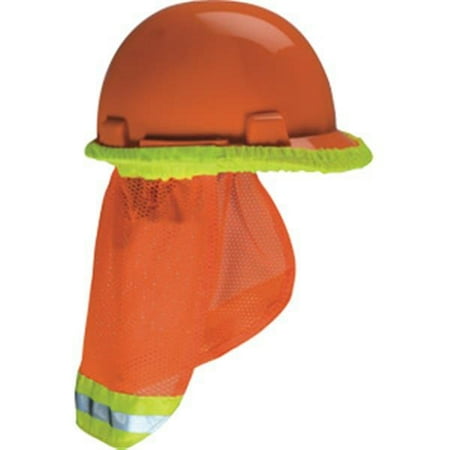 MSA V-Gard® Hard Hat Sun Shade Hi-Vis Orange (12 Pack)