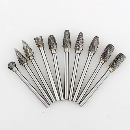 Gupbes 10x 1/8 Tungsten Carbide Burr 3mm Rotary Cutter files Set CNC Engraving CED 6mm Tungsten Carbide Burr
Gupbes 10x 1/8 Tungsten Carbide Burr 3mm Rotary Cutter files Set CNC Engraving CED 6mm Tungsten Carbide Burr