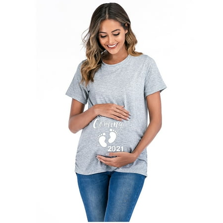 asdoklhq Maternity Clothes for Women Clearance Women Maternity Short Sleeve O-neck Letter Print T-shirt Tops Pregnancy Blouse
asdoklhq Maternity Clothes for Women Clearance Women Maternity Short Sleeve O-neck Letter Print T-shirt Tops Pregnancy Blouse
