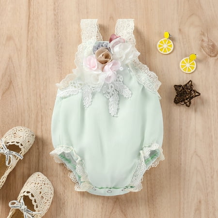 NIUREDLTD Baby Girls Floral Spring Summer Ruffle Lace Sleeveless Romper Bosyduit Clothes
NIUREDLTD Baby Girls Floral Spring Summer Ruffle Lace Sleeveless Romper Bosyduit Clothes