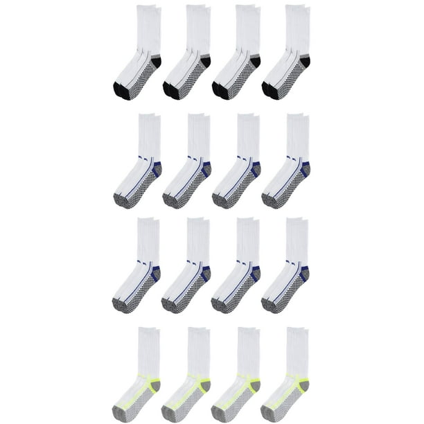 Tony Hawk Boys Socks, 16 Pack Crew Athletic, Sizes S-L