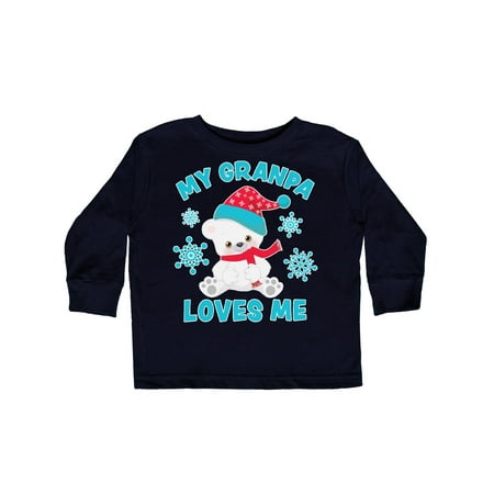 Inktastic Polar Bear My Granpa Loves Me in Santa Hat with Snowflakes Gift Toddler Boy or Toddler Girl Long Sleeve T-Shirt
Inktastic Polar Bear My Granpa Loves Me in Santa Hat with Snowflakes Gift Toddler Boy or Toddler Girl Long Sleeve T-Shirt