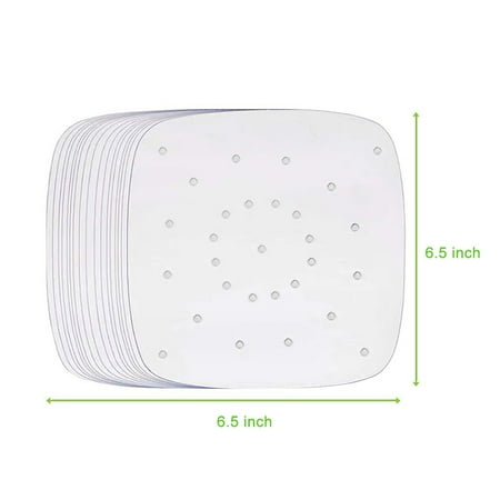 100PCS 6.5/9 Inch Precut Square Air Fryer Parchment Papers/ Square Steaming Paper Liners/ Square Perforated Paper Paper Liners for Air Fryer Steaming Basket and More
100PCS 6.5/9 Inch Precut Square Air Fryer Parchment Papers/ Square Steaming Paper Liners/ Square Perforated Paper Paper Liners for Air Fryer Steaming Basket and More