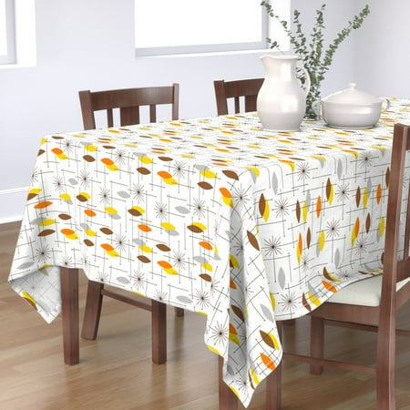 Cotton Sateen Tablecloth 90 Square - Orbs Large Orange Yellow Cool Gray Brown Atomic Modern Mid Century Print Custom Table Linens by Spoonflower
Cotton Sateen Tablecloth 90 Square - Orbs Large Orange Yellow Cool Gray Brown Atomic Modern Mid Century Print Custom Table Linens by Spoonflower