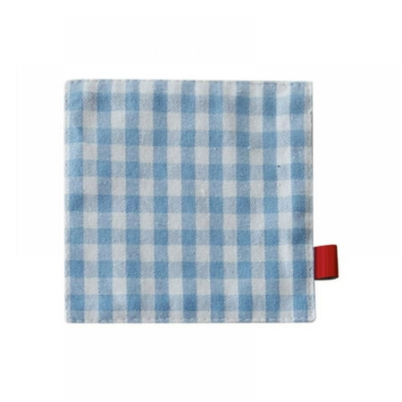 

Cloth Lattice Mat Double-layer Fabric Coaster Anti-scald Coaster Dining Table Mat Bowls Drink Kitchen