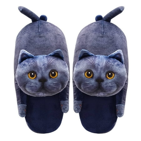 SHYUU Fuzzy Cat Slippers for Women Indoor and Outdoor Funny Animal House Shoes with Soft Memory Foam Comfy Plush Warm Slip-on Slippers Unique Cat Gifts for Women/Men/Girls
SHYUU Fuzzy Cat Slippers for Women Indoor and Outdoor Funny Animal House Shoes with Soft Memory Foam Comfy Plush Warm Slip-on Slippers Unique Cat Gifts for Women/Men/Girls