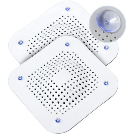 2 Pack Drain Hair Catcher Shower Drain Cover Strainer Silicone Drain Protector with Detachable Suckers Hair Trap for Tub Bathroom Kitchen Basin White&White
2 Pack Drain Hair Catcher Shower Drain Cover Strainer Silicone Drain Protector with Detachable Suckers Hair Trap for Tub Bathroom Kitchen Basin White&White